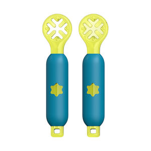 Cuchara <span class=keywords><strong>de</strong></span> destete Led para bebé <span class=keywords><strong>de</strong></span> grado alimenticio, sin Bpa, juego <span class=keywords><strong>de</strong></span> cuchara previa <span class=keywords><strong>de</strong></span> silicona para <span class=keywords><strong>Aprendizaje</strong></span> <span class=keywords><strong>de</strong></span> primera alimentación para niños pequeños - Product Image 2