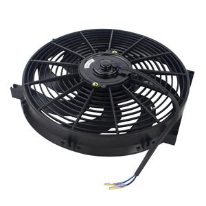 Ventilateur de refroidissement de voiture Poyracing 14 pouces 12V 90W à pales courbes pour mise à niveau et rénovation - Product Image 4