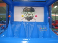 Jeux sportifs interactifs, stand de tir à l'arc gonflable, tir à la balle flottante, cible de tir à l'arc, jeux gonflables pour enfants