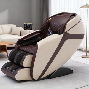 Commercio all'ingrosso della fabbrica di lusso di alta qualità a buon mercato 4D Full Body a gravità Zero uso domestico automatico pelle PU massaggio ai <span class=keywords><strong>piedi</strong></span> poltrona - Product Image 1