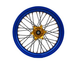 Ensemble de roues Supermoto en alliage d'aluminium CNC, 17 pouces, 3.5 5.0, moyeux avant et arrière, jantes pour KTM EXC SXF Honda CR CRF Yamaha <span class=keywords><strong>YZ</strong></span> YZF Dirt Bike - Product Image 6