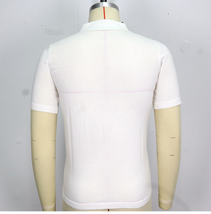 Suéter de Punto de Manga Corta para Hombre, Estilo Europeo y Americano, Nuevo, Tallas M-3XL, Verano, Ajustado, Estilo Vintage, Informal de Negocios - Product Image 6