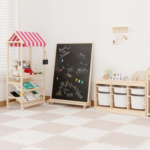 Tablero de dibujo moderno para niños, <span class=keywords><strong>pizarra</strong></span> magnética, pintura de garabatos para bebés, <span class=keywords><strong>pizarra</strong></span> blanca pequeña, tablero de escritura borrable para el hogar - Product Image 3