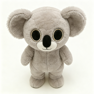Peluche de koala personalizado, peluche de koala de pie, peluche de koala de ojos grandes, peluche de koala gris - Product Image 5