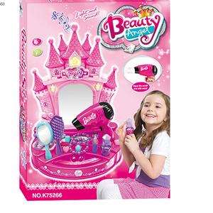 Ensemble de maquillage pour filles et enfants, jouet électrique de jeu de beauté, château de rêve, ensemble de coiffeuse pour enfants - Product Image 5