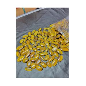 หินพลอยหลังเบี้ยตาเสือตามต้องการขนาดและสีที่กำหนดเองได้สำหรับทำเครื่องประดับอัญมณีแบบหลวมจากอินเดีย - Product Image 1