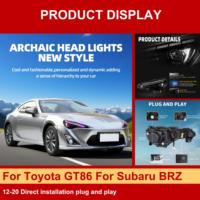 Feux de jour DRL RGB contrôlés par application J ONE pour Toyota GT86 et Subaru BRZ 2012-2020, kit de modernisation Plug and Play (paire)