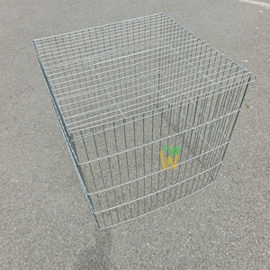 Jaula Plegable de Acero para Gallos, Aves y Mascotas, 75x75, Varios Tamaños, en Oferta, para Cría de Pollos - Product Image 4