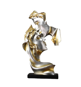 Nordic Modern Hars Bruiloft Tafel Decor Standbeeld Decoratie Paar Sculptuur Model - Product Image 2