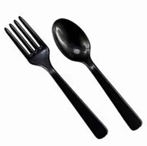 Mould Uniqueness Chinese Factory Price Disposable PP/PS/PLA Plastic Fork and Spoon in Stock