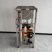 Machinerie de traitement de l'eau, système de traitement d'eau RO industriel automatique, usine de filtration d'eau pure 250L/H pour laboratoire