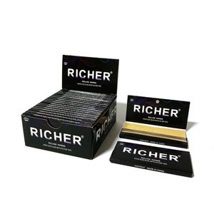 Cuaderno de Papel para Liar con Cierre Magnético, OEM, Goma Arábiga Natural, Puntas de Filtro Sin Blanquear para Fumar - Product Image 6