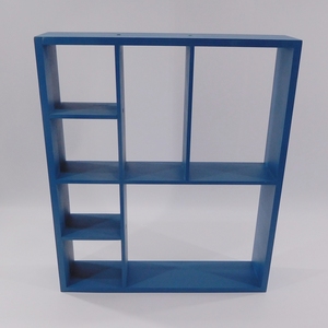 Étagère murale en bois multi-compartiments pour plantes, présentoir <span class=keywords><strong>cube</strong></span> avec design Art Déco et fonction de suspension pour vase mural - Product Image 2