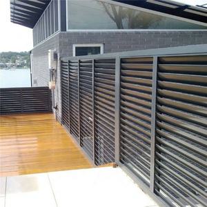 GUOYAO dayanıklı açık Modern alüminyum Metal sürgülü çit paneli kapısı - Product Image 4