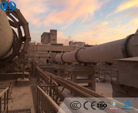Four rotatif miniature à bas prix avec moteur, boîte de vitesses et roulement pour la production de ciment, économie d'énergie et haute capacité