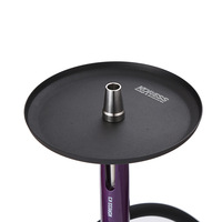 K3 Design Traditionnel 4 tuyaux Tuyau de narguilé portable Ensemble complet de pinces bol en céramique pour tabac à fumer en métal Prix bon marché Shisha