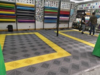 Plancher de garage amovible facile à installer pour atelier industriel à usage intensif