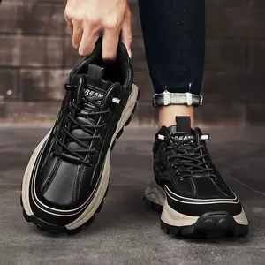 <span class=keywords><strong>Scarpe</strong></span> da Passeggio <span class=keywords><strong>Impermeabili</strong></span> con Lacci Antiscivolo per Uomo <span class=keywords><strong>Scarpe</strong></span> Sportive in Pelle per Uomo - Product Image 2
