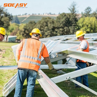 Support de montage au sol pour panneaux solaires en acier Soeasy