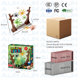 Juguetes Educativos AiJH, Arañas Saltarinas, Juguetes Interactivos de Plástico, Divertidas Arañas de Dibujos Animados con Catapulta, Arañas que Rebotan y se Adhieren - Product Image 6