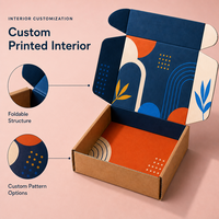 Nouveauté : Boîtes d'expédition pliables en carton ondulé personnalisables OEM/ODM, durables, avec pelliculage mat et matériaux recyclés