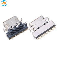 USB 3,2 Tipo-C 40 Gbps 24 Pin SMT DIP PCB Conector macho hembra Impermeable U4 Enchufe Conector USB Directo de fábrica