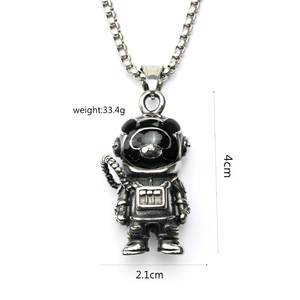 Colgante de Astronauta de Acero Inoxidable con Diseño de Dibujos Animados, Joyería de Moda para Hombre, Amuleto de Regalo - Product Image 5