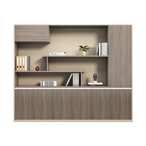 Armoire de classement en bois au design moderne et luxueux avec cloisonnement modulaire pour bureau et atelier - Product Image 5