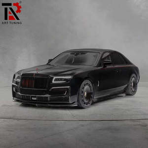 مجموعة كاملة من ألياف الكربون طراز MSY طقم هيكل لفات رويس عاصفة الجيل الرابع شفة جناح أمامي ، ناشر خلفي شفاه وتنورات جانبية - Product Image 5