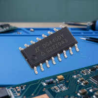 DG445DY-T1-E3 SOIC-16 SW QUAD SPST CMOS Multiplexeur analogique différentiel 4 canaux ICs Commutateurs analogiques Quad