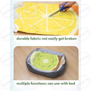 Tapis rafraîchissant <span class=keywords><strong>pour</strong></span> animaux de compagnie à motif de fruits, durable, imperméable, grande taille, coussin en gel glacé <span class=keywords><strong>pour</strong></span> <span class=keywords><strong>chiens</strong></span> et chats - Product Image 6