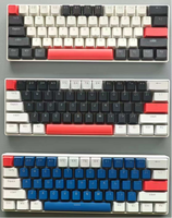 BOSSTON OEM H61 RGB Backlit Color Lighting Computer DIY Trading Mechanical Gaming Keyboard Blue Switch Wired Type C Hot