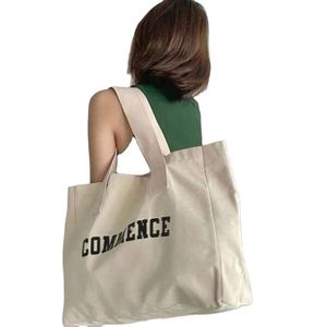 Best Selling Reusable Grocery Custom <b>Printed</b> Logo Oversize <b>Extra</b> <b>Large</b> Size Cotton Canvas Shopping Tote Bag - Product Image 1
