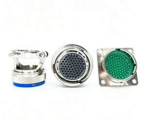 Conector Circular de 35 Pines JY27468T17B35PN-H, Contacto de Crimpado, Montaje en Panel con Brida Cuadrada, Grado Aeroespacial, Enchufe y Tomacorriente - Product Image 4
