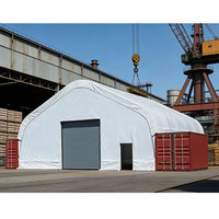 Bâtiments en tissu à double treillis 40*40, abris conteneurs, auvents pour conteneurs, tentes de stockage étanches, abris de stockage, tentes de garage