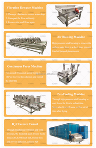 300kg/500kg/1000kg Half Gebakken Frieten Aardappelchips Maken Machine Cassave Vinger Productielijn - Product Image 3