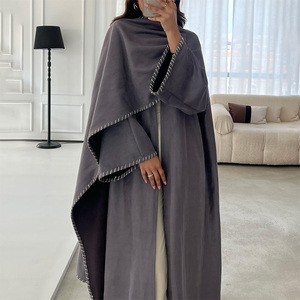Aschulman Personnalisée Dernière Abaya de l'Aïd Robe Musulmane pour Femmes Abayas Turquie Modèles 2024 Abaya Ramadan - Product Image 4