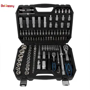 Clé à cliquet <span class=keywords><strong>Behappy</strong></span> pour véhicules, outils de réparation automobile universels, jeu de douilles à entraînement manuel - Product Image 5