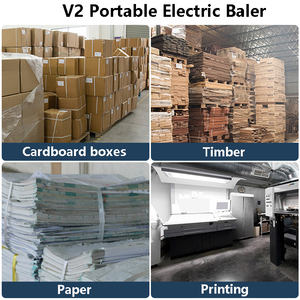 Machine de cerclage électrique manuelle V2+ à 2 batteries pour emballage de briques en plastique PP - Product Image 6