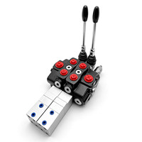 Válvula Monobloque de Servicio Pesado Serie SD80, 80 L/min, 21 GPM, Válvula de Control Direccional Hidráulica, Reemplazo para Walvoil SD80