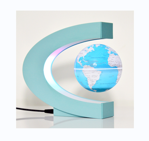 Globo Terrestre Rotante Fluttuante con Lampada, Espositore a Levitazione Magnetica - Product Image 1