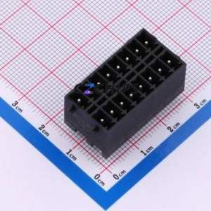 DB2EVHBG-3.5-2*8P-BK Plug-in Terminal Block Through hole,P=3.5mm Connector Board-to-Board / Socket Closed Snap Fixing 2x8P 3.5mm - Product Image 1