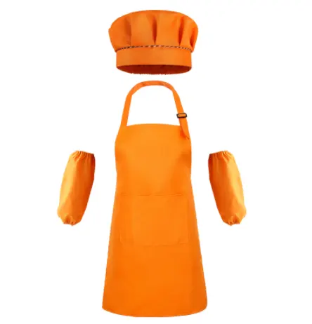 HG Hot Sale Kid Soft Waterproof Oil-proof Kitchen Apron With Low Price