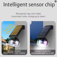 Lampe murale extérieure LED étanche IP65 avec détecteur de mouvement, batterie Li-ion, énergie solaire, pour jardin et camping, super lumineuse
