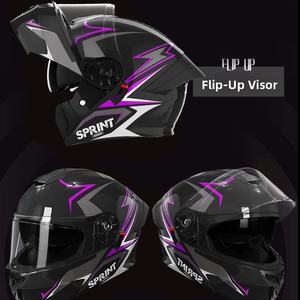 Casco Modular para Motocicleta con Mentonera Abatible, Certificado DOT ECE, para Hombres, Mujeres y Adultos, para Viajes - Product Image 5