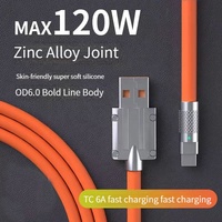 120W 6A Super Rapide 3A Cuivre USB-C Câble De Charge Intelligent 1m Micro USB-C Téléphones Mobiles Cordon De Données Câble De Chargeur Rapide