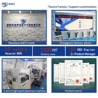 BMS de haute qualité 4S 12V 20A 25A 30A 40A 50A 60A 80A 100A 125A 150A 180A 200A 250A avec équilibrage actif, directement de l'usine