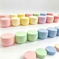 Pot en plastique pour crème, flacon cosmétique, contenants pour soins de la peau et du corps, pot en plastique pour crème visage, récipient pour gommage au sucre