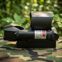Optiques de visée point rouge tactiques série HD119 avec laser rouge pour rail de 20 mm