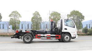 Đất Nước sáu carmas Ba Bên Móc cánh tay Xe tải rác mới móc nâng chất thải bin vận chuyển - Product Image 2